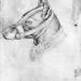 Head of a muzzled dog, from the The Vallardi Album