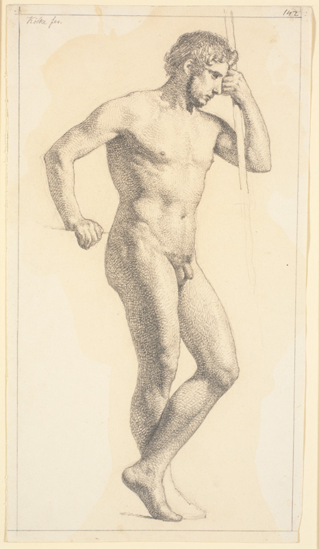 Standing Nude Male Model 