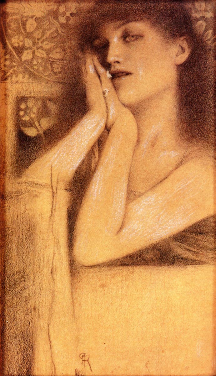 Femme au Mirror (The Bonnet), c.1891 (drypoint on cream-colored