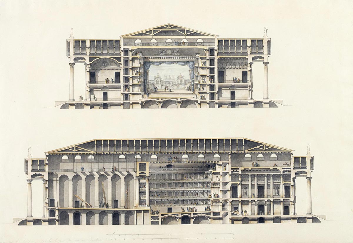 Большой театр чертежи здания