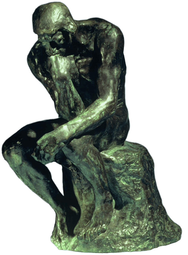 The Thinkler 14cm Sculpture Replicat Auguste Rodin #01 Museumsshop 